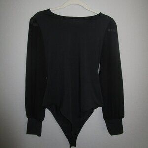 Bodysuit, Size Medium, Black